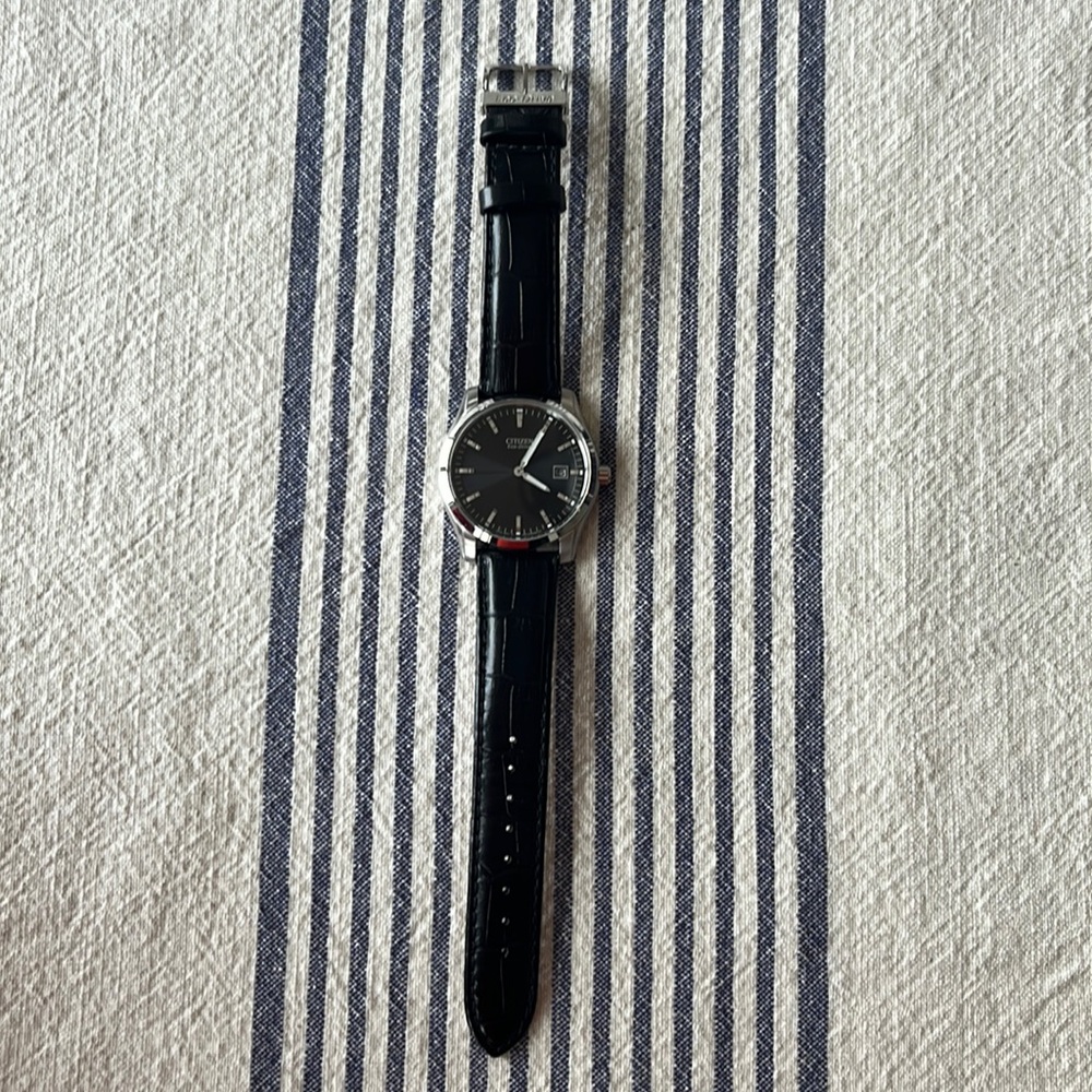 BRAND NEW Citizen Eco Drive Watch with Croc-inspired Band
